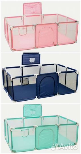 Манеж новый детский усиленный разных расцветок