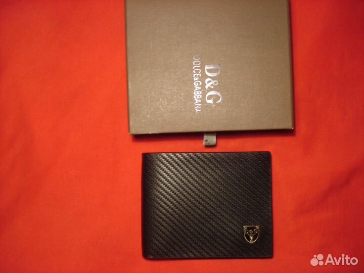 Портмоне Dolce Gabbana Италия Новый Мужской Черный