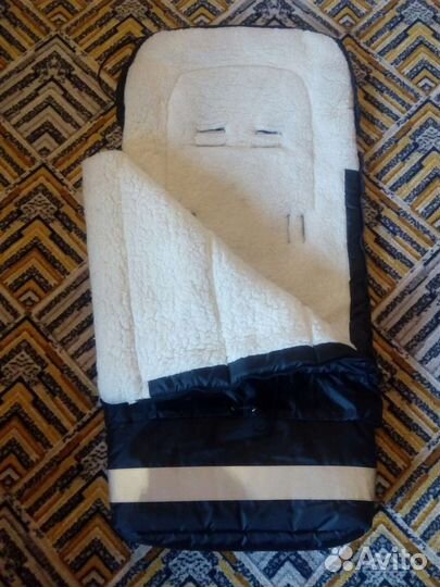 Конверт тёплый зимний в коляску