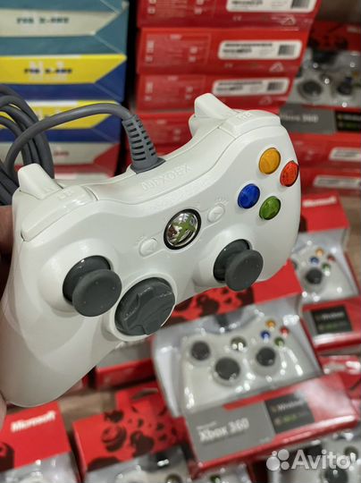 Геймпад Xbox 360 белый провдной