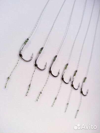 Карповые поводки для ловли на бойлы (с волосом)