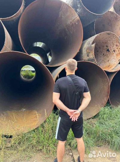 Труба б/у 325х7 мм в котлован