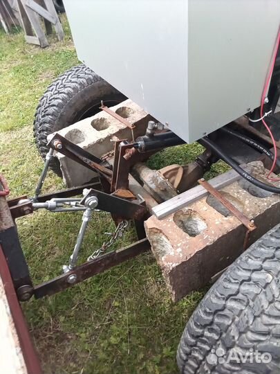 Самодельный мини трактор переломка, гидравлика