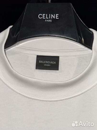 Balenciaga Wi Fi White Oversized футболка