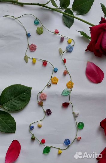 Бусы из чешского стекла