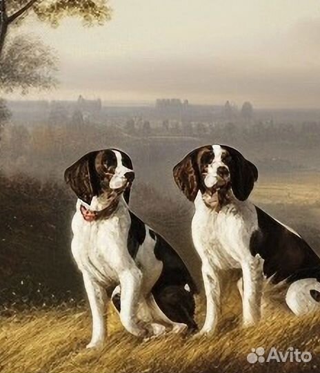 Картина маслом Трио Детальная проработка