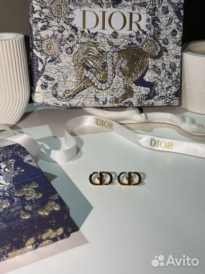 Серьги dior