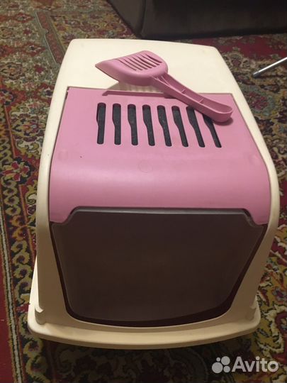 Кошачий туалет закрытый