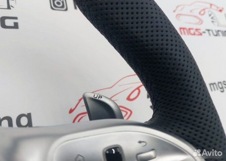 Руль GLE 63 AMG Карбон + кожа на GLE-Coupe C292