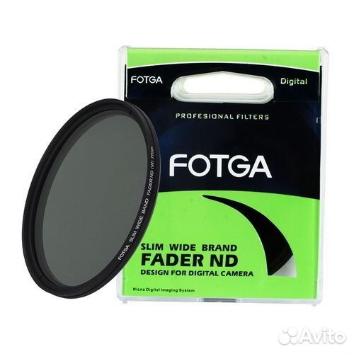 Новый фильтр нейтральной плотности Fotga ND 77 мм