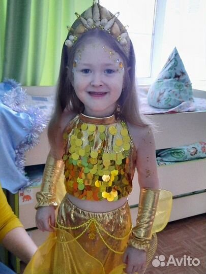 Костюм Золотой рыбки 116