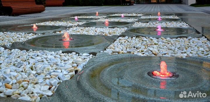 Пешеходный фонтан