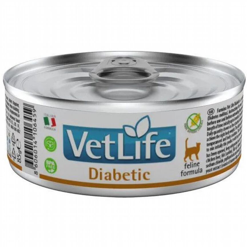 Корм Farmina Vet Life Diabetic при диабете