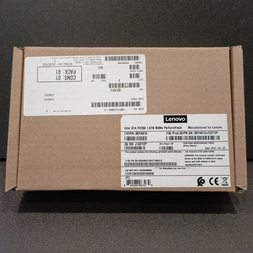 [P3700] Ssd Intel Dc 1.6тб P3700