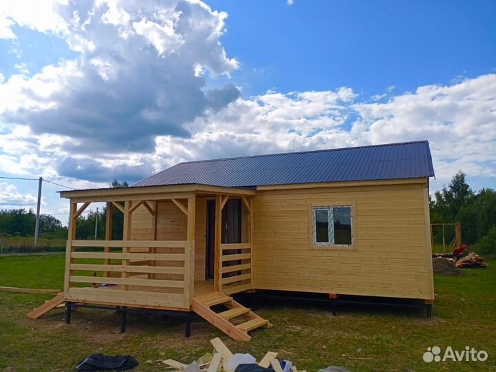 Каркасный дом 6х8 Цена под ключ
