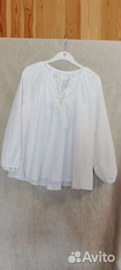 Блузка для девочки школьная