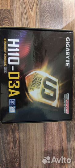 Gigabyte h110 d3a+celeron g3900+куллер+8gb