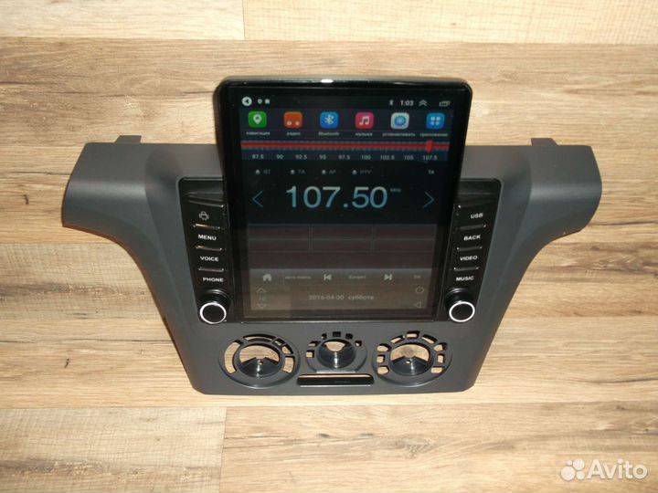 Магнитола Mitsubishi Outlander Android Tesla