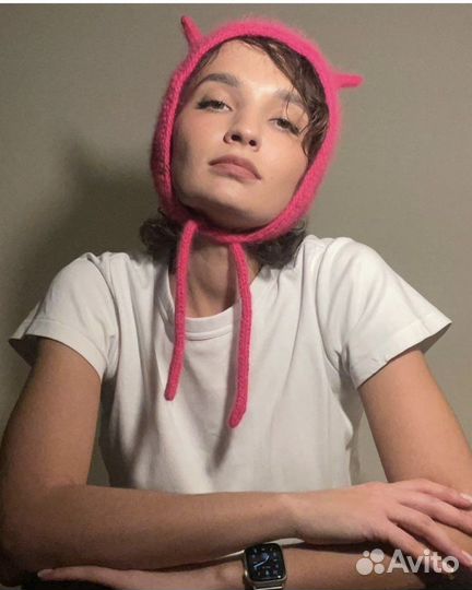 Чепчик с рожками