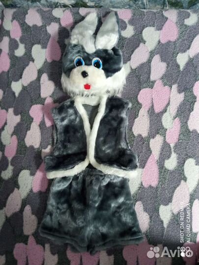 Новогодний костюм зайчика на 2-4 года прокат