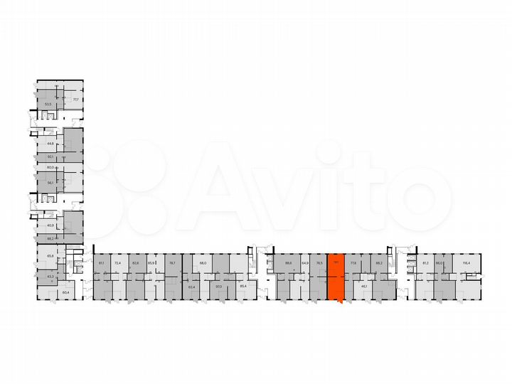 Продам помещение свободного назначения, 79.7 м²
