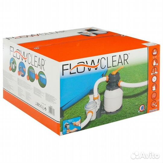 Фильтр-насос для бассейнов песочный 5678 л/ч,58497