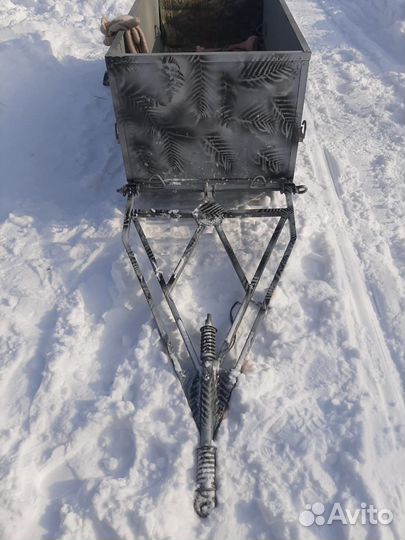 Сани для снегохода бу
