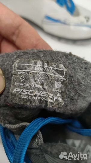 Лыжные ботинки Fischer. Размер 40