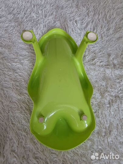 Горка для купания новорожденных зелёная