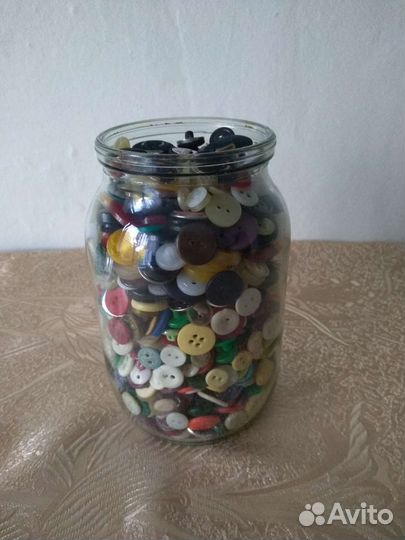 Пуговицы разные б/у много