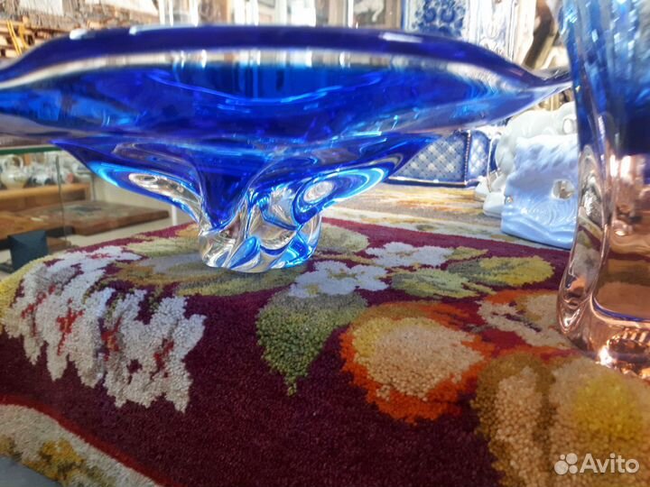 Вазы. Чешское стекло,времена СССР