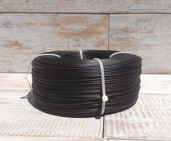 Petg черный Пластик для 3Д принтера 1.75мм