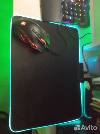 Игровой коврик для мыши с подсветкой