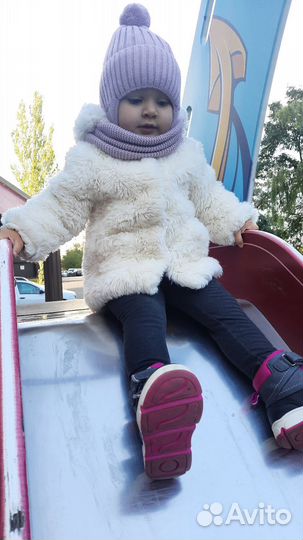 Шубка тедди демисезонная девочки 2 года
