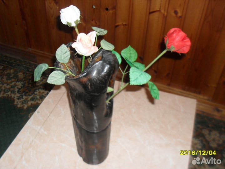 Ваза деревянная