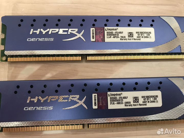 Оперативная память ddr3 8 gb 1866 kingston