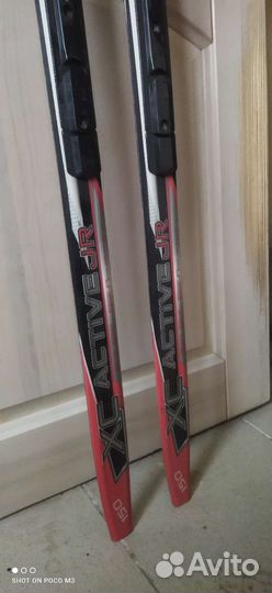 Лыжи беговые с креплением SNS длина 150см конек