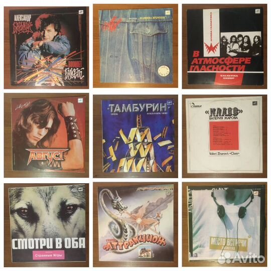 Виниловые пластинки(20шт) NM-M (поштучно)