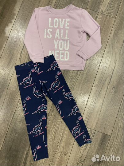 Вещи пакетом на девочку 104 110