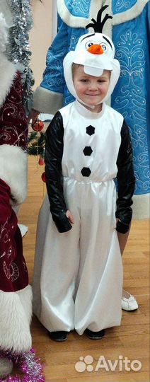 Костюм снеговика для мальчика 116
