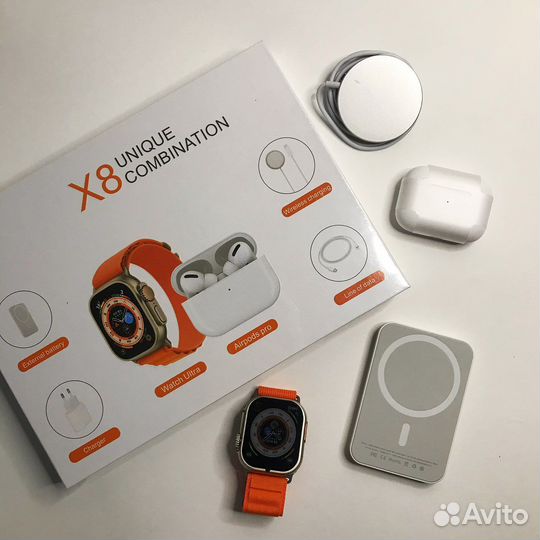 Apple watch набор 6 в 1 airpods