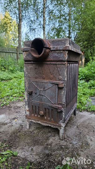 Чугунная печь для бани