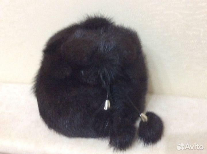 Шапка норковая женская 55-56 размер, отличное сост