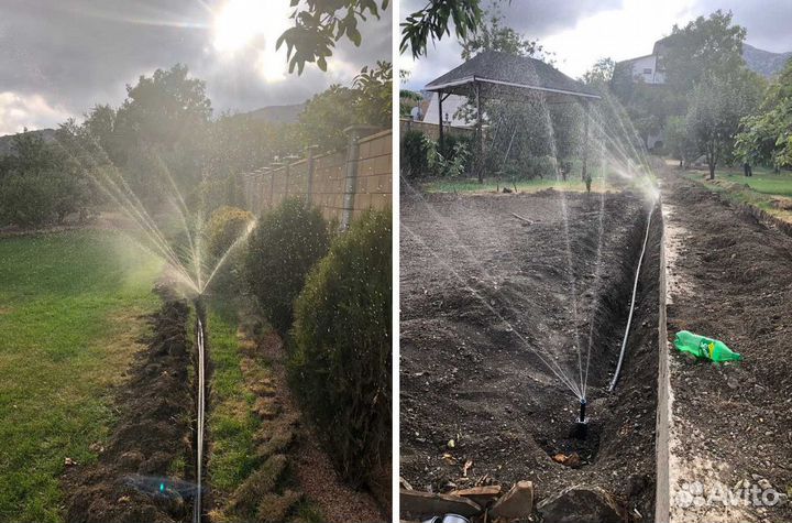 Система полива газона