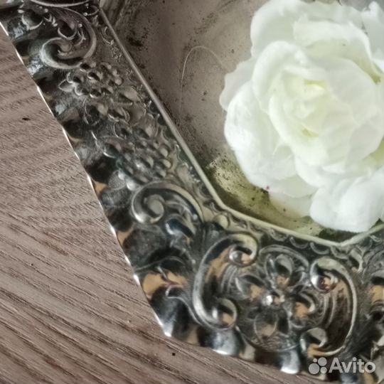 Посеребреная корзинка