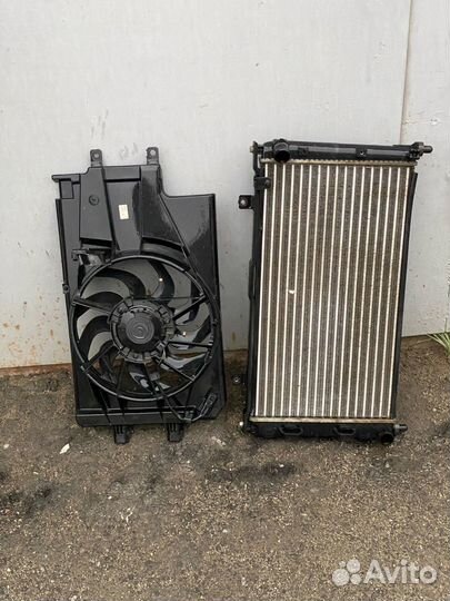 Радиатор вентилятор гранта калина 2 датсун и др