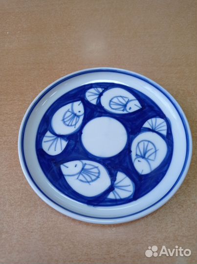 Чайный сервиз СССР синий детский