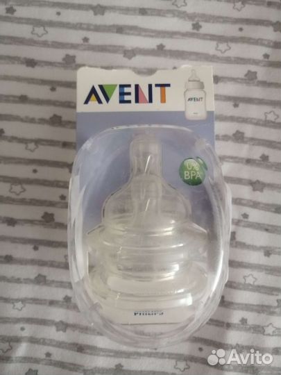 Соски бутылочные avent classic