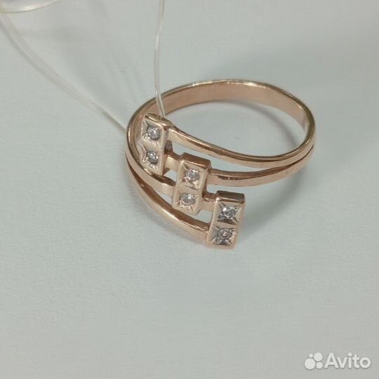 Золотое кольцо 585 пробы 2,19гр