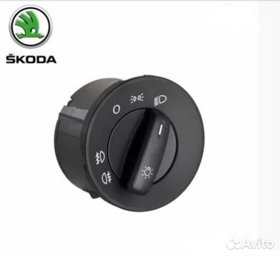 Новый переключатель света Octavia A5 Skoda mk2